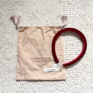 NWT Jennifer Behr Ruby Tiana Velvet Headband